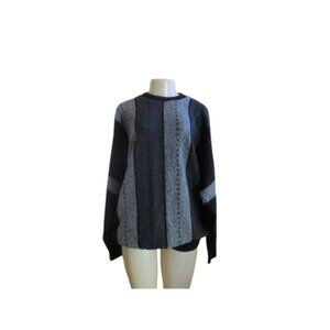 Vintage Protege Collection Men's Black/White Sweater Size Large